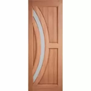 LPD (W) 30" Hardwood Harrow Frosted Glazed External Door