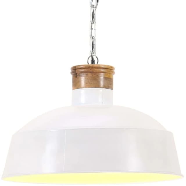 VIDAXL Industrial Hanging Lamp 58cm White E27 Vidaxl 8720286070925