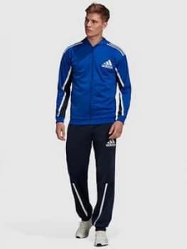 Adidas 3 Stripe Pes Tracksuit - Blue