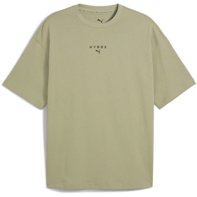 Puma Mens Hyrox Graphic Short-Sleeve Performance Gym Top Lux Army male XL