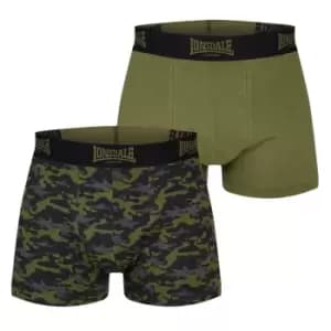 Lonsdale 2 Pack Trunk Mens - Green