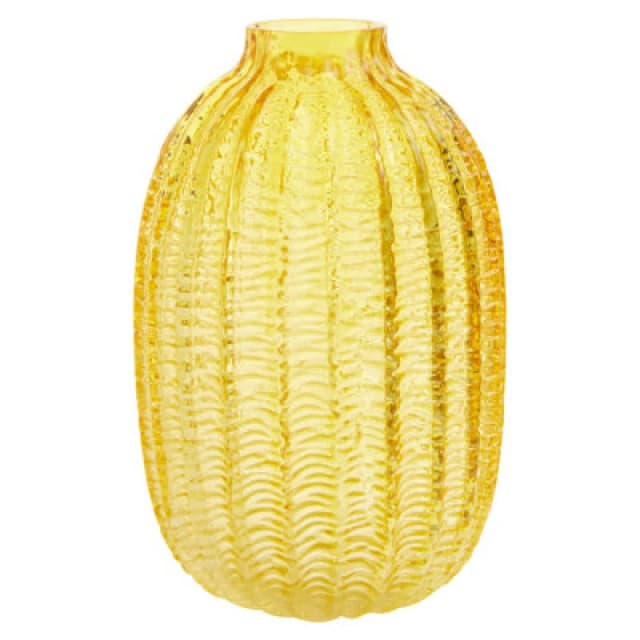 Orsina Bionda Large Yellow Glass Vase