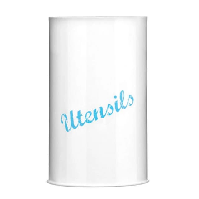 Premier Housewares Maison by Premier Pink Lace Utensil Canister White