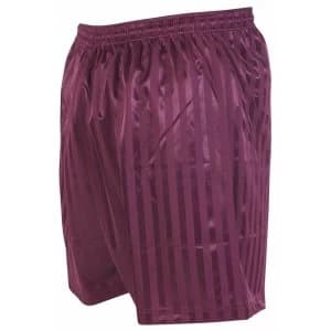 Precision Striped Continental Football Shorts 34-36" Maroon