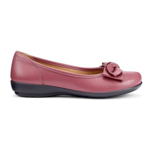 Hotter Jewel Ballerina Pumps Standard Fit Dark Rose female 3.5 (36.5)