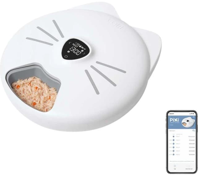 Catit Catit Pixi Smart 6 Meal Feeder White unisex