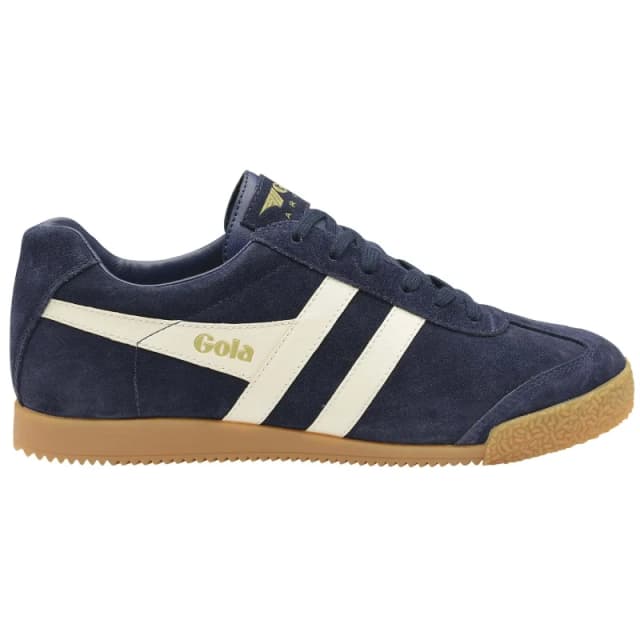 Gola Mens Harrier Classics Suede Trainers Shoes Blue Navy White - UK 8 Blue male CB0623NYW8