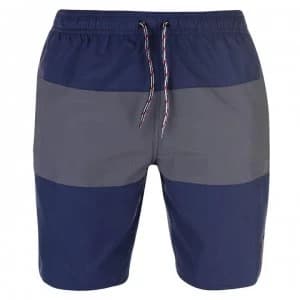 Speedo Panel Swim Shorts Mens - Navy/Charcoal