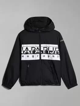 Napapijri Kids Baltra Jacket, Black, Size 4 Years