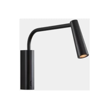 Leds-c4 Lighting - LEDS C4 Gamma Extend LED Reading Light Adjustable Arm Metallic Black IP20 2.1W 2700K