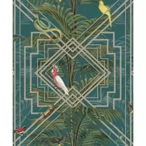 Holden Congo Teal Wallpaper