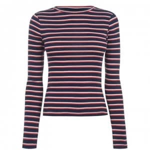 Only Freni Long Sleeve T Shirt - Peacoat