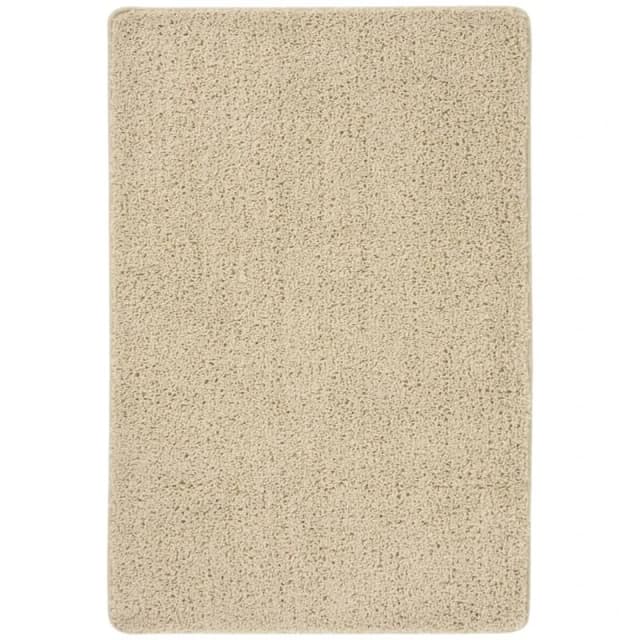 VIDAXL Shaggy Rug Cream 140x200cm Anti Slip Vidaxl 8720286849040