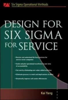 Design for Six Sigma for Service by Kai Yang Hardback
