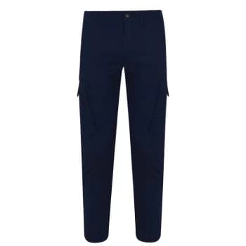 Jack and Jones Slim Stretch Cuffed Cargo Pants - Blue