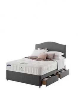 Rest Assured Tilbury Wool Tufted Divan Bed With Storage Options - Firm