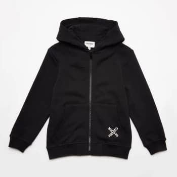 KENZO Boys' Zip Through Hoody - Black - 5 Years
