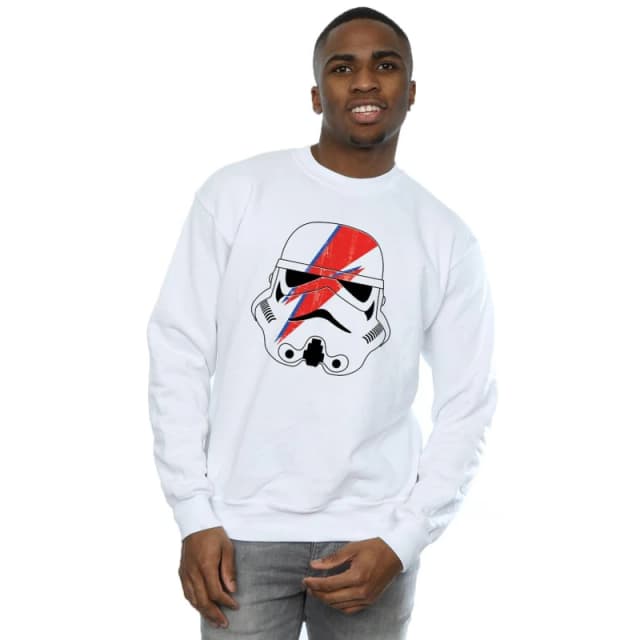 Star Wars Star Wars Men Command Stormtrooper Sweatshirt in White Size: Small White S Male 5063376994699