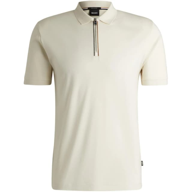 Boss Mens C-Polston 36 Short-Sleeve Polo Open White 131 male Small