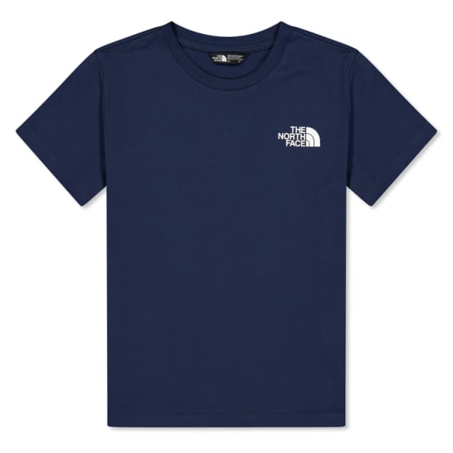 The North Face Simple Dome Regular Fit T-Shirt Juniors Summit Navy male 11-12 (L)