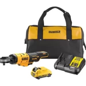 DEWALT DCF503 12v XR Cordless 3/8" Drive Open Head Ratchet Wrench 1 x 2ah Li-ion Charger Bag