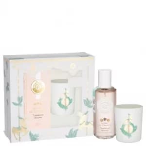 Roger&Gallet Extrait de Cologne Tubereuse Hedonie and Candle Coffret