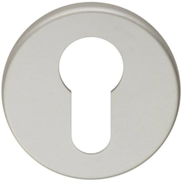 Loops 52mm Euro Profile Round Escutcheon Concealed Fix Satin Adonised Aluminium Multi unisex