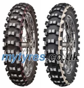 Mitas C-20 ( 100/90-19 TT 57M Rear wheel, Compound Hard Terrain, red )