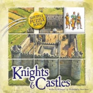 Knights and Castles Shuffle-Puzzle Book by Jill Sawyer Hardback