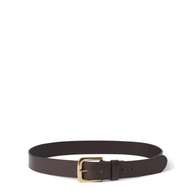 Osprey London Mens Wesley Leather Belt Chocolate male 75