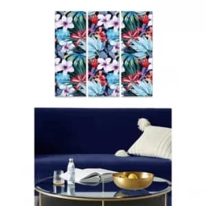 MDF71314093 Multicolor Decorative MDF Painting (3 Pieces)