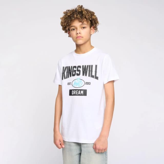 Kings Will Dream Knockout T-Shirt White male 9-10