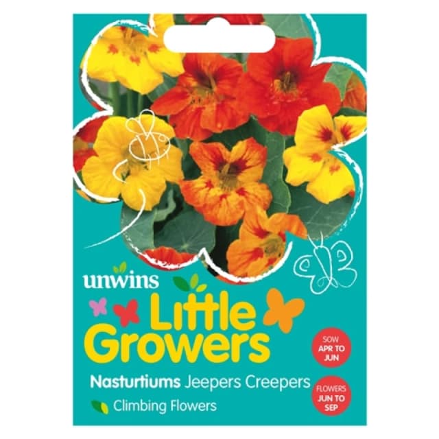 Unwins Little Growers Nasturtium Jeepers Creepers