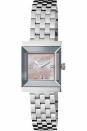Ladies Gucci G-Frame Diamond Watch YA128401