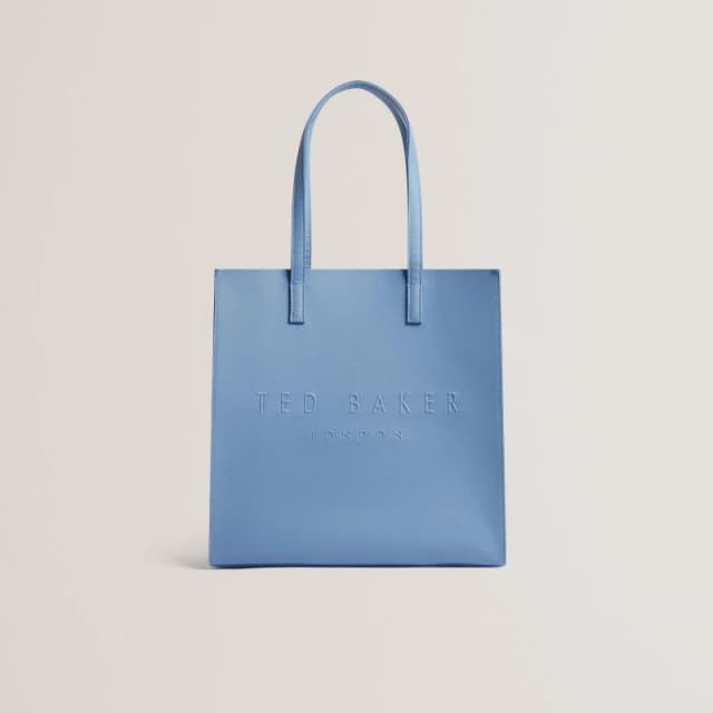 Ted Baker Crosshatch Icon Tote Bag Blue female One Size