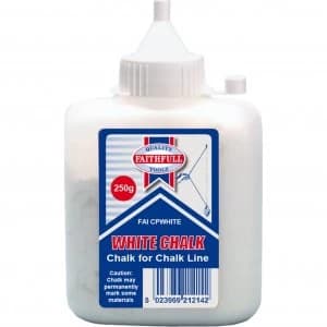 Faithfull Chalk Line Powder White