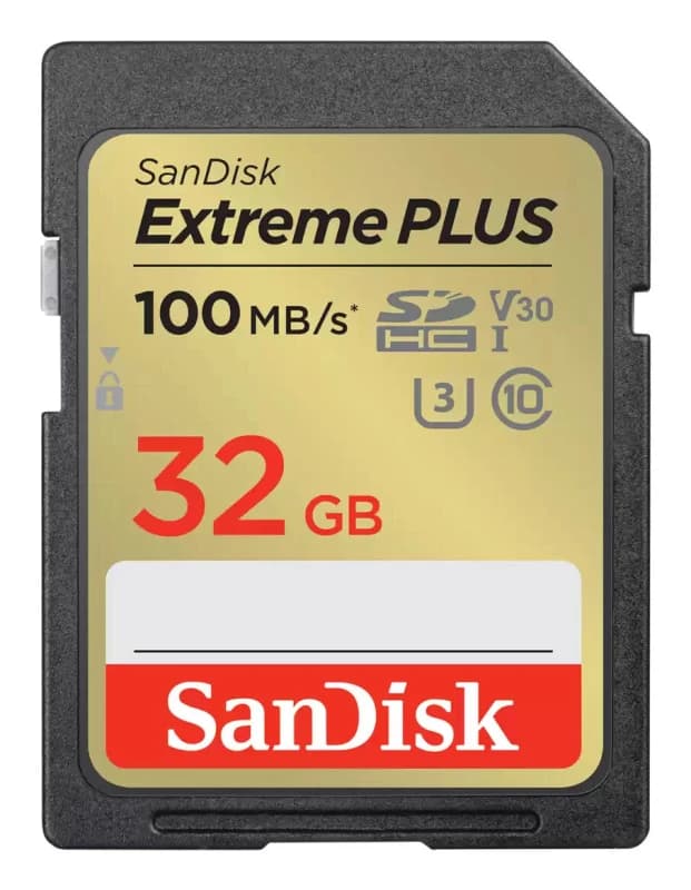 SanDisk Extreme PLUS 32GB SDHC 100MB/s UHS-I 2pk