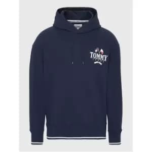 Tommy Jeans Tjm Skater Prep Back Hoodie - Blue