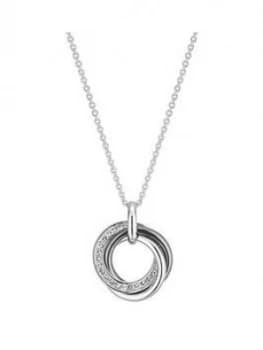 Buckley London Buckley Londonrhodium Russian Pendant Necklace Free Gift Bag