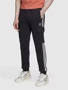 adidas Originals 3 Stripe Cargo Pants - Black Size XS Men
