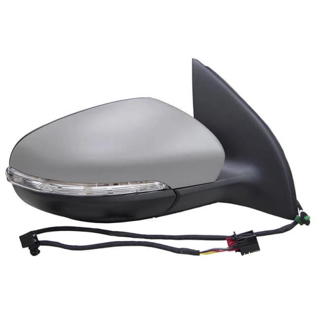 TYC 337-0173 Wing mirror Right, Heatable, primed Outside Mirror (50)