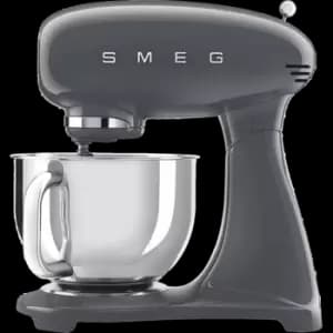 SMEG 50's Retro SMF03GRUK Stand Mixer with 4.8 Litre Bowl - Grey