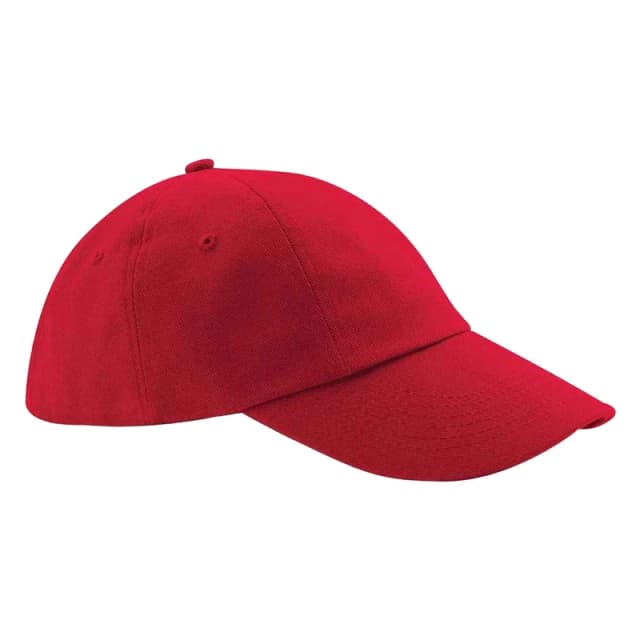 Beechfield Womens Heavy Cotton Low Profile Baseball Cap in Red Red Female One Size