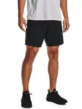 Under Armour Training Woven Graphic Shorts - Black/White