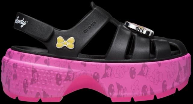 Crocs Unisex Hello Kitty and Friends My Melody and Kuromi Stomp Sandals Multi W5/M4