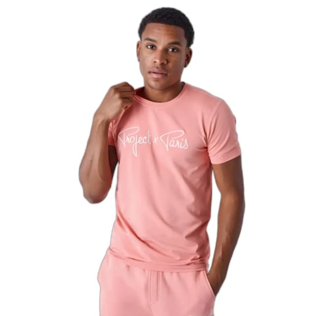Project X Paris Embroidery T-Shirt Essentials Project X Paris Essentials Rose Male S