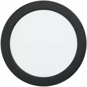 Loops - Wall / Ceiling Flush Downlight Black Recess Spotlight 10.5W Built in led