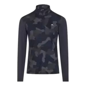 J Lindeberg Golf Midlayer Zip Top - Blue