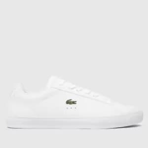 Lacoste White Lerond Pro Leather Trainers