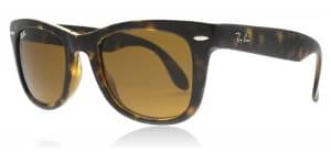 Ray-Ban Folding Sunglasses Light Havana / Crystal 710 50mm